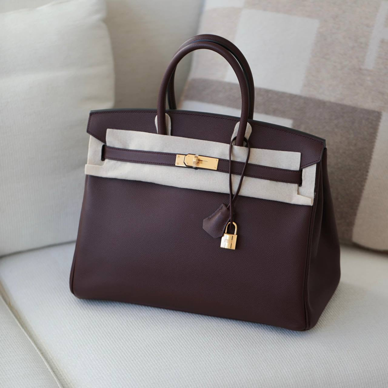 Hermes Birkin 35 Bordeaux GHW New