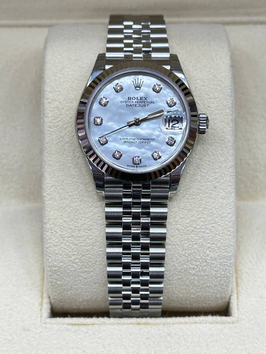 Rolex Ladies Datejust 31mm Steel MOP Dial 278274 Jubilee Automatic 2024 New Full Set