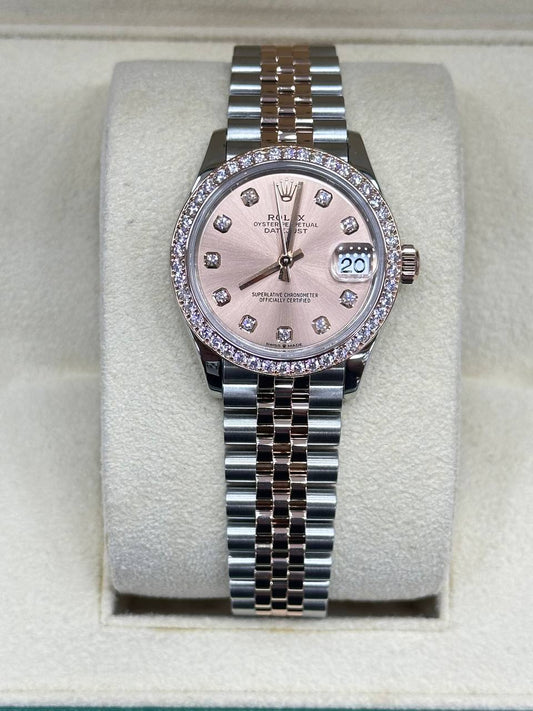 Rolex Ladies Datejust 31mm Steel/Gold With Diamonds Jubilee 287381RBR Automatic New 2024 Full Set