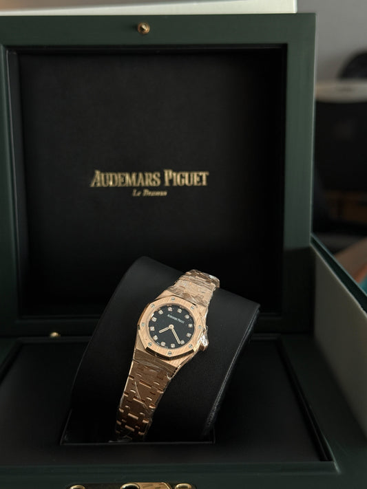 Audemars Piguet Royal Oak Mini  Onyx Diamond Mini Quartz 67630OR Unworn Full Set 2026 Year New