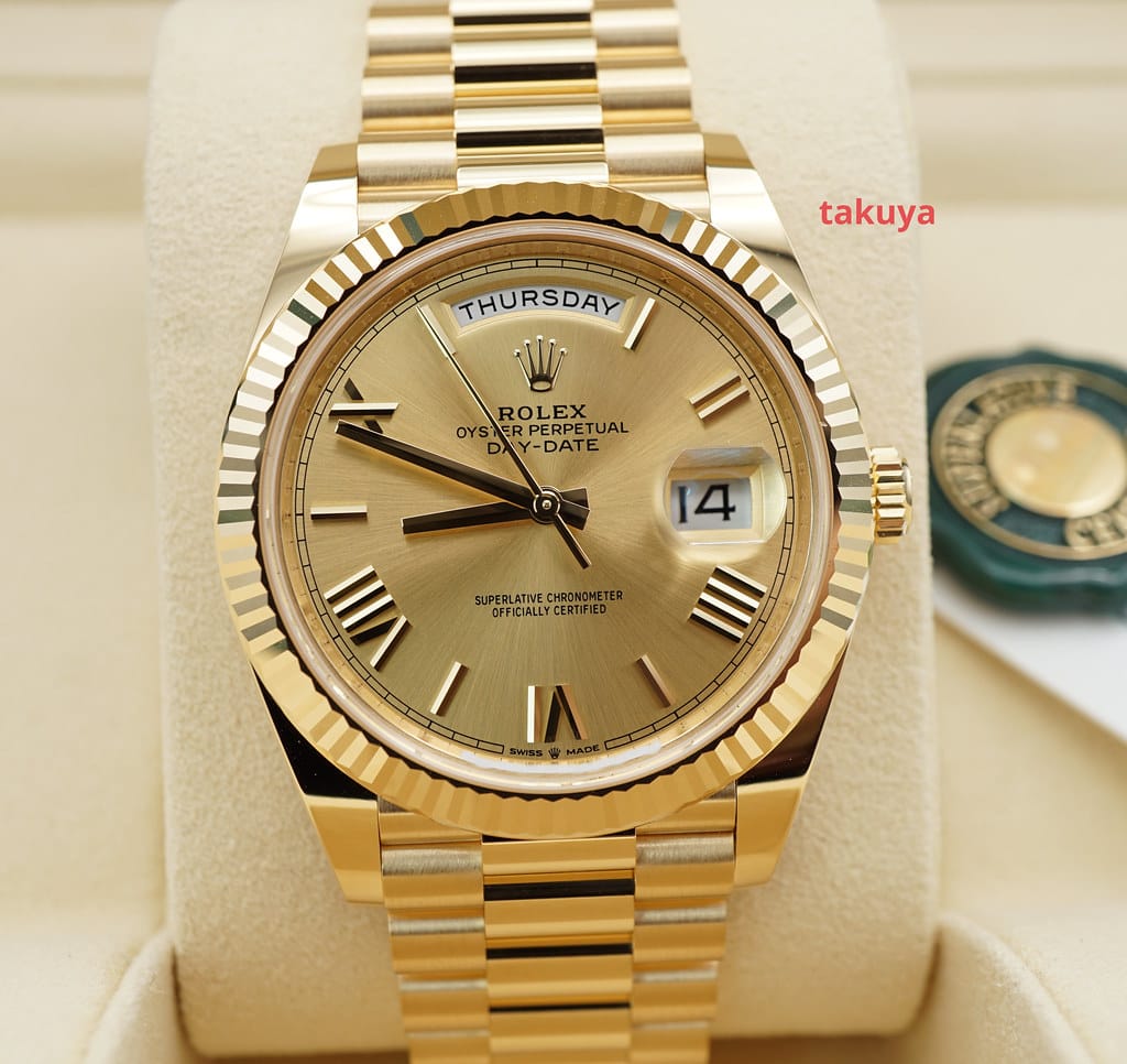 Rolex Day-Date  40 228238 Champagne Roman Day-Date 40 - Excellent Condition 2026 Year New