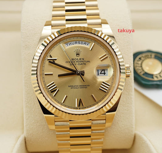 Rolex Day-Date  40 228238 Champagne Roman Day-Date 40 - Excellent Condition 2026 Year New